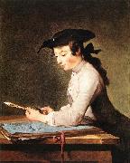 The Draughtsman jean-Baptiste-Simeon Chardin